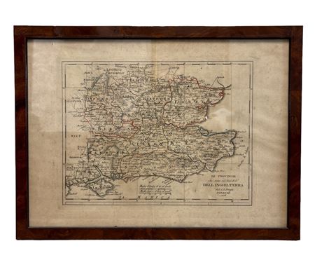 Bartolomeo Borghi (after) (1750 - 1821) Carta geografica "Le Provincie che...
