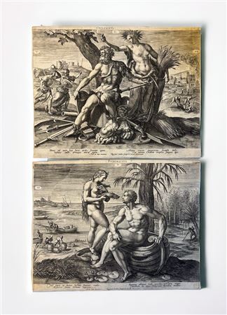 Raphael I Sadeler (1560/61 - 1628/32) Temperamento Collerico; Temperamento...