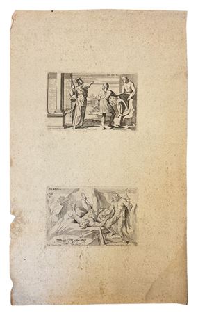 Carlo Cesi (1622 - 1686) Atena insegna a prometeo ad animare una statua che...