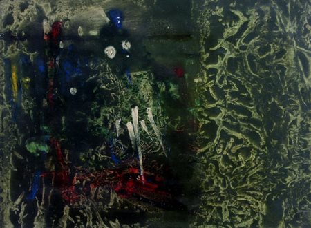 DOVA GIANNI (Roma 1925 - Pisa 1991) "Composizione" 1952 Olio su tela cm. H:...