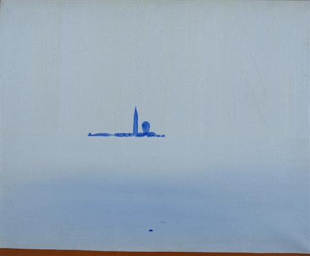 GUIDI VIRGILIO (Roma 1891 - Venezia 1984) "San Giorgio, Venezia" fine anni...