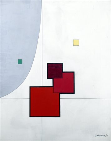 VERONESI LUIGI (Milano 1908 - Milano 1998) "Jote 3" 1975 Olio su tela cm. H:...