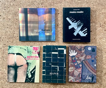 ARTISTI ITALIANI DEL DOPOGUERRA - Lotto unico di 5 cataloghi