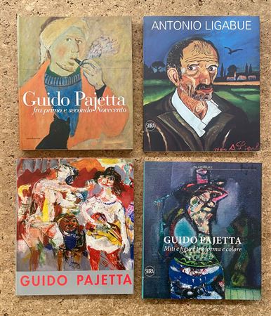 GUIDO PAJETTA E ANTONIO LIGABUE - Lotto unico di 4 cataloghi