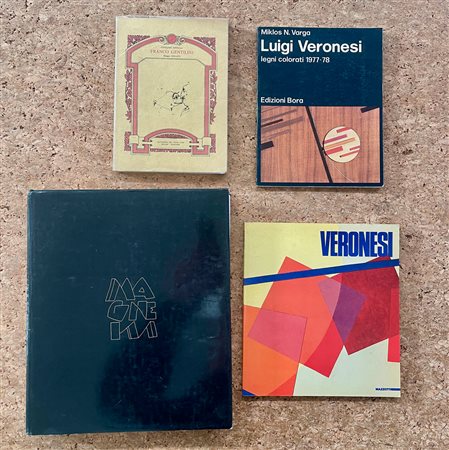 FRANCO GENTILINI, LUIGI VERONESI E ALBERTO MAGNELLI - Lotto unico di 4 cataloghi