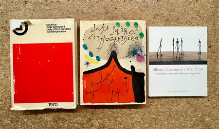 GRANDI MAESTRI DEL XX SECOLO - Lotto unico di 3 cataloghi