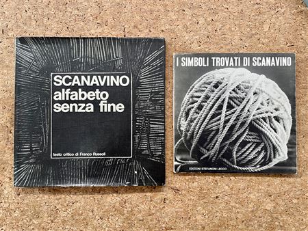 EMILIO SCANAVINO - Lotto unico di 2 rari cataloghi