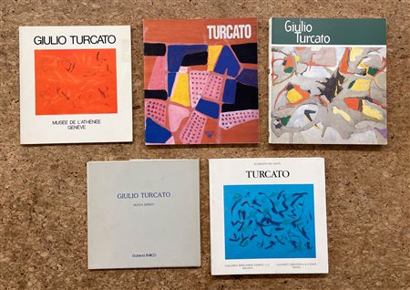 GIULIO TURCATO - Lotto unico di 5 cataloghi