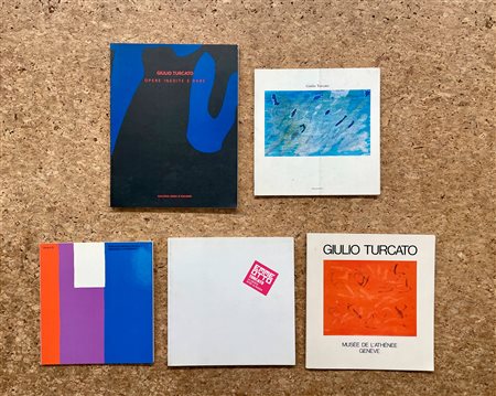 GIULIO TURCATO - Lotto unico di 5 cataloghi
