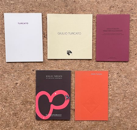 GIULIO TURCATO - Lotto unico di 5 cataloghi