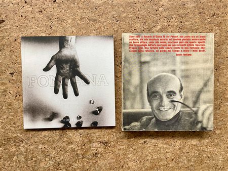 LUCIO FONTANA - Lotto unico di 2 cataloghi