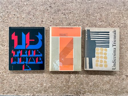 TRIENNALE DI MILANO - Lotto unico di 3 cataloghi