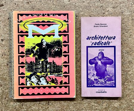 ARCHITETTURA RADICALE E ALESSANDRO MENDINI - Lotto unico di 2 cataloghi