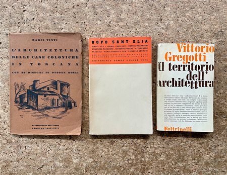 ARCHITETTURA - Lotto unico di 3 cataloghi