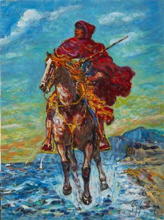 GONZAGA GIOVANFRANCESCO (1921 - 2007) - CAVALIERE BERBERO.
