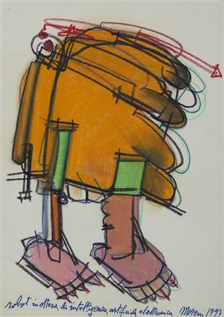 MORENI MATTIA (1920 - 1999) - ROBORT IN ATTESA DI INTELLIGENZA ARTIFICIALE ELETTRONICA, 1997.