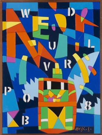 NESPOLO UGO (n. 1941) - ONDE NELLO SPAZIO.