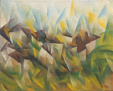 ROBERTO MARCELLO BALDESSARI Paesaggio futurista, 1916