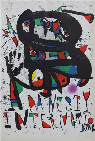 JOAN MIRO' Amnesty International