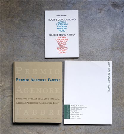 LOTTO MULTIPLOLotto di tre cataloghiAnni sessanta - Rigore e utopia a Milano....