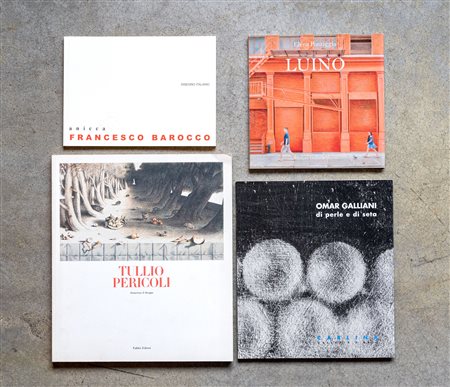 LOTTO MULTIPLOLotto di quattro cataloghiTullio Pericoli - Attraverso il...