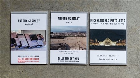 LOTTO MULTIPLOLotto di tre dvd show copyMostre di Antony Gormley e...