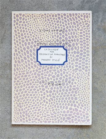 ETTORE SOTTSASS(1917 - 2007)Formal exercise nr. 2 - Catalogue for decorative...