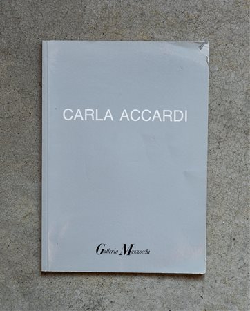 CARLA ACCARDI(1924 - 2014)Carla Accardi1990Catalogo monografico illustrato24...
