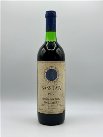  
Tenuta San Guido, Sassicaia 1979
Italia-Toscana 0,75