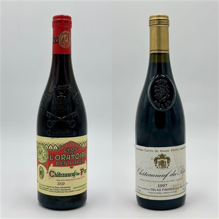  
Delas Freres Châteuneuf du Pape Haute Pierre - Ogier Clos de l'Oratoire des Papes, Châteuneuf-du-Pape 1997-2020
Francia-Rhone 0,75