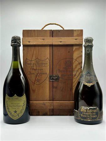  
Moët & Chandon, Dom Pérignon Brut Vintage 1973 - Dom Ruinart Blanc de Blancs Brut 1973 1973
Francia-Champagne 0,75