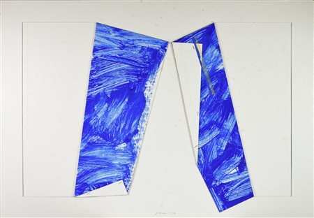 Gianfranco Pardi SENZA TITOLO, 2002 acrilico su cartone, cm 70x100 firma e...