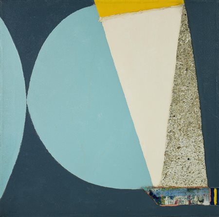 Walter Fusi SENZA TITOLO, 1994 tecnica mista su tela, cm 50x50 firma sul...