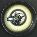 Emilio Scanavino PIATTO, 1967 ceramica dipinta, diam. cm 23,5 sul retro:...