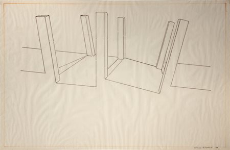 COLOMBO Gianni (Milano 1939 - Melzo 1993) Architettura cacogoniometrica...