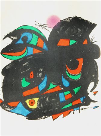 MIRO' Joan (Barcellona 1893 - Palma di Maiorca 1983) Senza titolo, 1976...