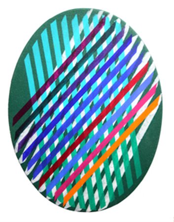 DORAZIO Piero (Roma 1927 - Todi 2005) Variabile I, 2002 olio su tela cm. 40 x...