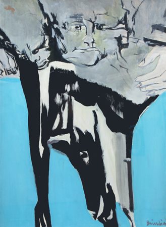 BRINDISI Remo (Roma 1918 - Milano 1996) Pastorale, 1960 pittura su cartoncino...