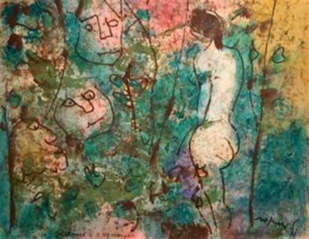 ROGNONI Franco (Milano 1913 - Milano 1999) Susanna e i vecchioni tecnica...