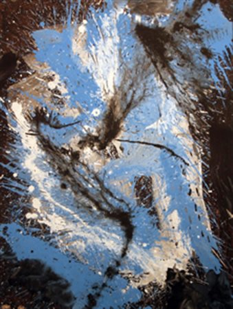 SCIALOJA Toti (Roma, 1914 - Roma, 1998) Senza titolo, 1995 tecnica mista su...