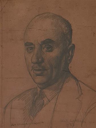 Ugo Celada da Virgilio, 'Ritratto virile', Anno 1927