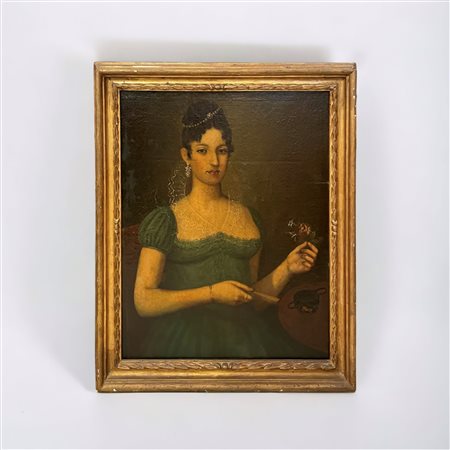  
Ritratto di Nobildonna Scuola Italiana, seconda metà XVIII secolo
olio su tela 81 x 62cm