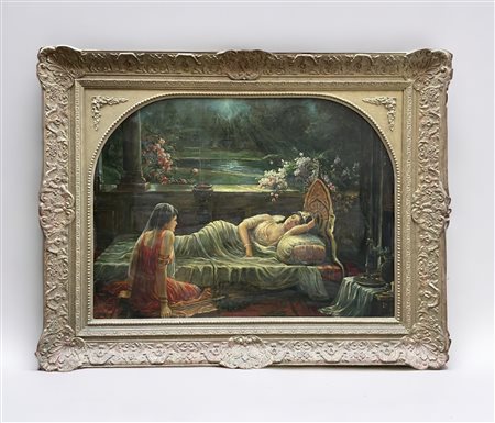  
Il riposo Inizio XX secolo
olio su tela 81 x 102cm