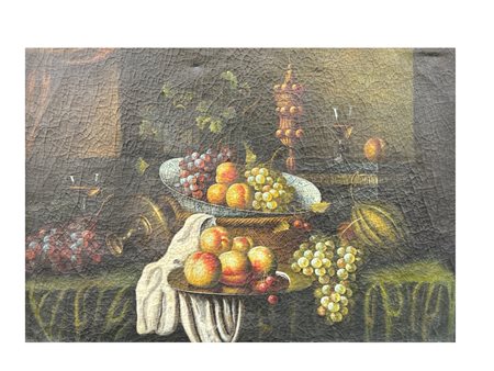  
Natura morta fin XIX secolo
olio su tela 70 x 100 cm