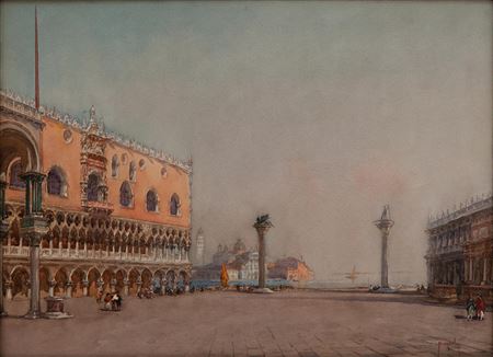 Emanuele Brugnoli  Bologna 1859 - Venezia 1944 Palazzo Ducale