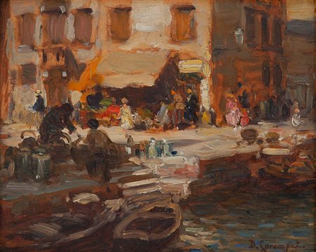 Duilio Corompai  Venezia 1876 - Noventa Vicentina (VI) 1952 Giornata di sole