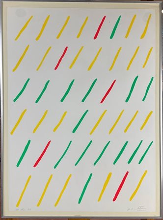 Mario Nigro "Senza titolo" 1977
serigrafia a colori
cm 68x48
firmata, datata e n