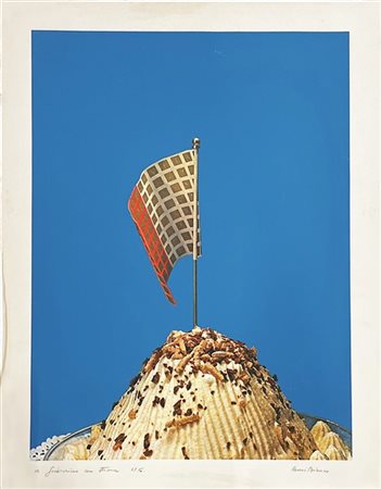 Remo Bianco "Senza titolo" 
litografia a colori
cm 79,5x59,5
firmata, numerata H