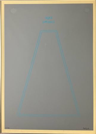Nanda Vigo "Light project" 1976
serigrafia a colori
cm 67,5x47,5
firmata, datata