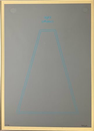 Nanda Vigo "Light project" 1976
serigrafia a colori
cm 67,5x47,5
firmata, datata